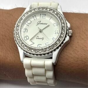 White Geneva Men's Quartz Watch
